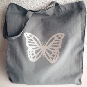 liblikaga riidest kott