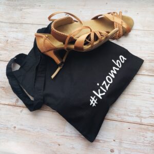 kizomba tantsukingade kott must puuvillane
