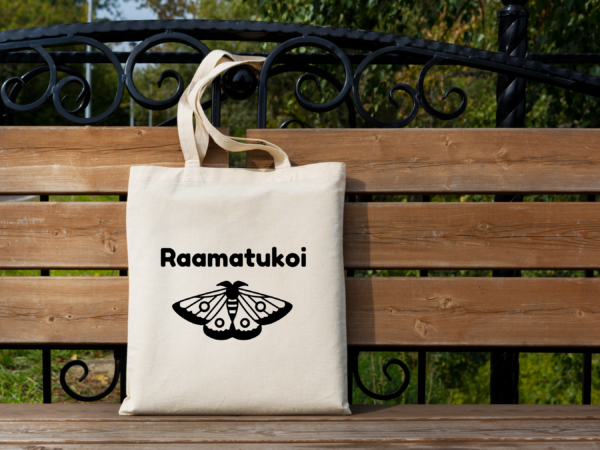 raamatukoi riidest kott